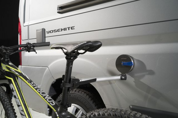 HYMER Fahrrad-Haltearm mit Saughalter