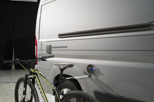 HYMER Fahrrad-Haltearm mit Saughalter