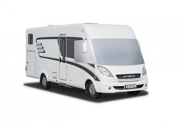 Set Isoliermatte Frontscheibe für den HYMER B-SL, B-Premiumline, Duomobil, B-Klasse ab 2013