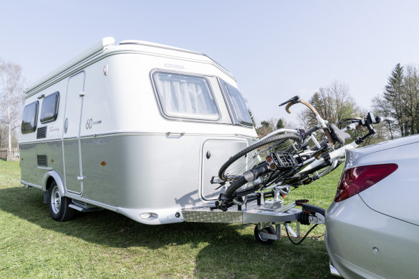 Touring tow bar bicycle rack