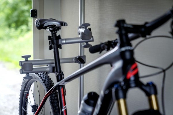 Porte-vélos pour 2 vélos – Version Fiat (véhicule avec estrade dans le garage)