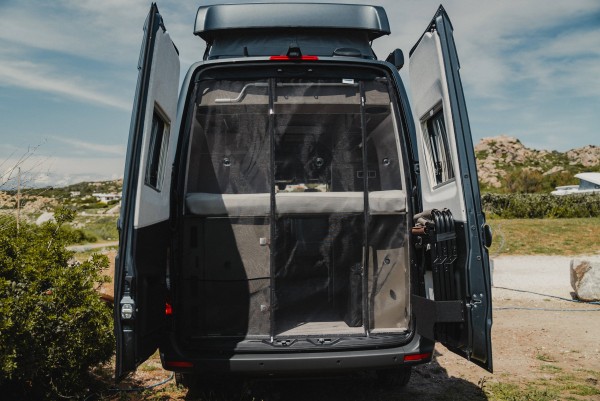 Mosquito netting rear Camper Van