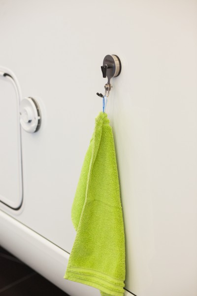 Mini supports à ventouse porte-serviettes